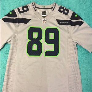 Nike Seahawks Doug Baldwin Gray Jersey (Size L)